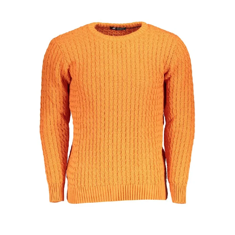 Trendy And Casual U.S. Grand Polo Elegant Twisted Crew Neck  Men's Sweater