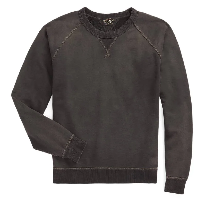 Fresh And Simple RRL by Ralph Lauren French Terry Crewneck Black Indigo