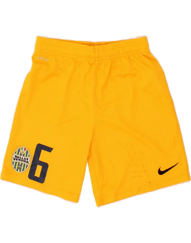 Comfortable Tops NIKE Boys HELLAS VERONA Graphic Sport Shorts 12-13 Years Large  Yellow