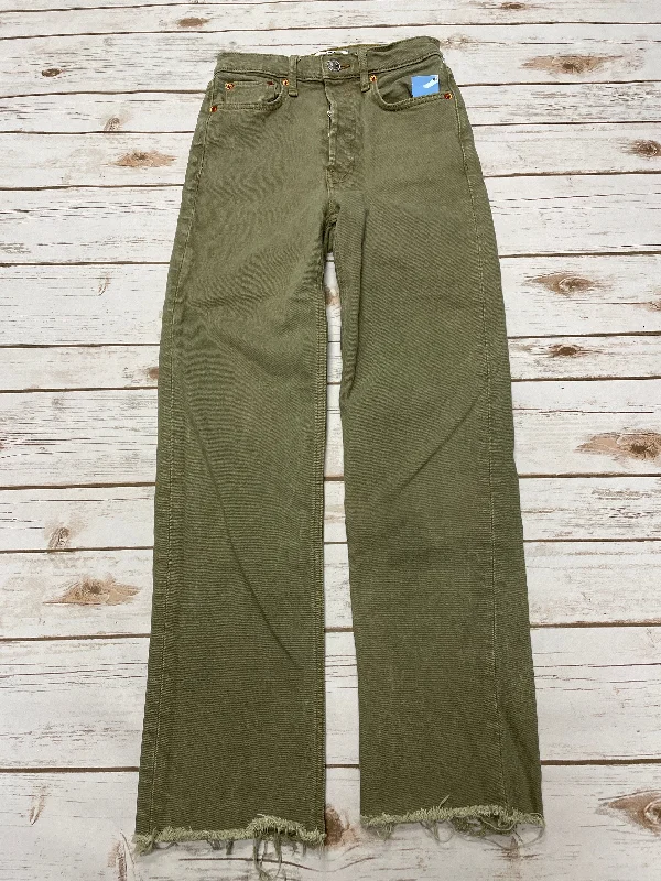 Smart Casuals Jeans Straight By Cme In Green, Size: 0