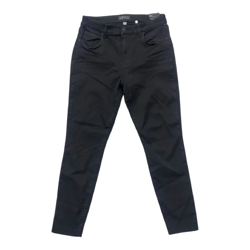 Lively And Youthful Jeans Skinny By Kut In Black Denim, Size: 10