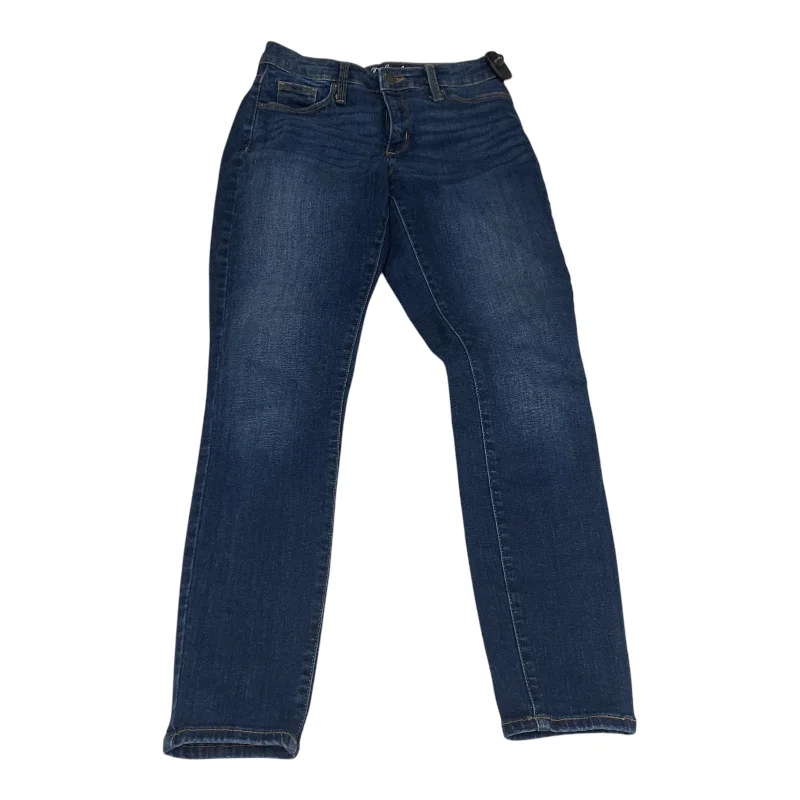 Cozy Chic Wear Jeans Skinny By Universal Thread In Blue Denim, Size: 4