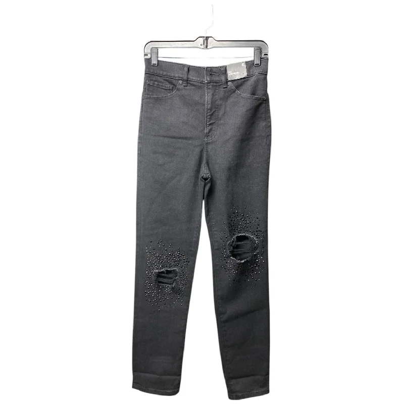 Fashion Expert Jeans Straight By Express In Black, Size: 4l