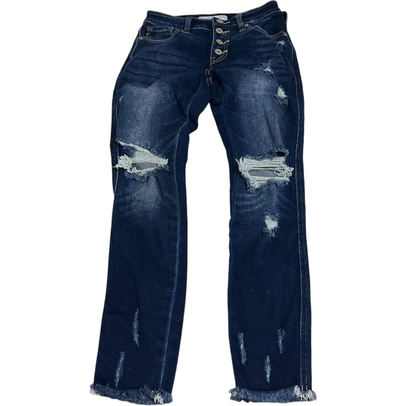 Soft Touch Jeans Skinny By Kancan In Blue Denim, Size: 0