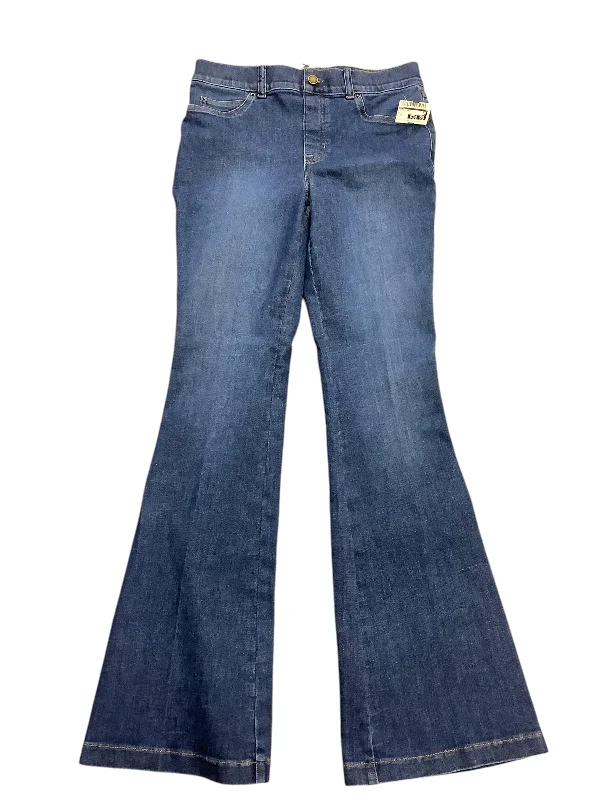 Classic Items Jeans Flared By Spanx In Blue Denim, Size: M