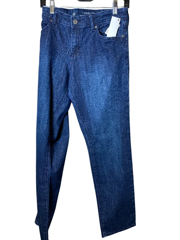 Fashion Touch Jeans Straight By Gap In Blue, Size: 12
