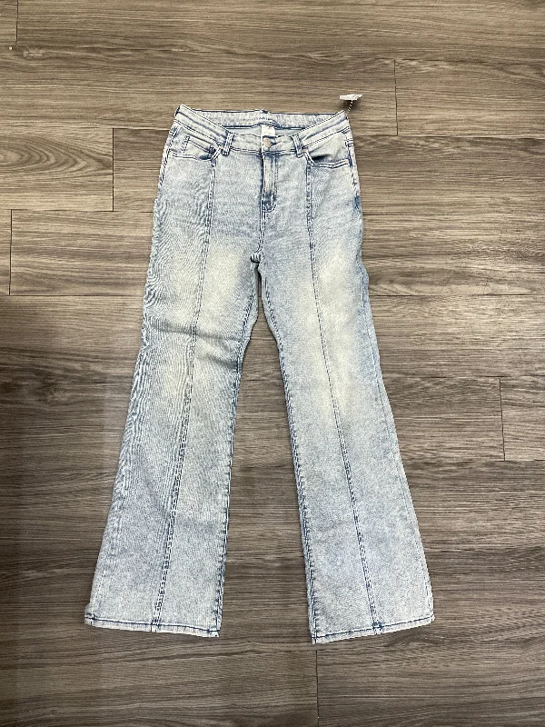 Age-reducing Style Jeans Flared By Time And Tru In Blue, Size: 10