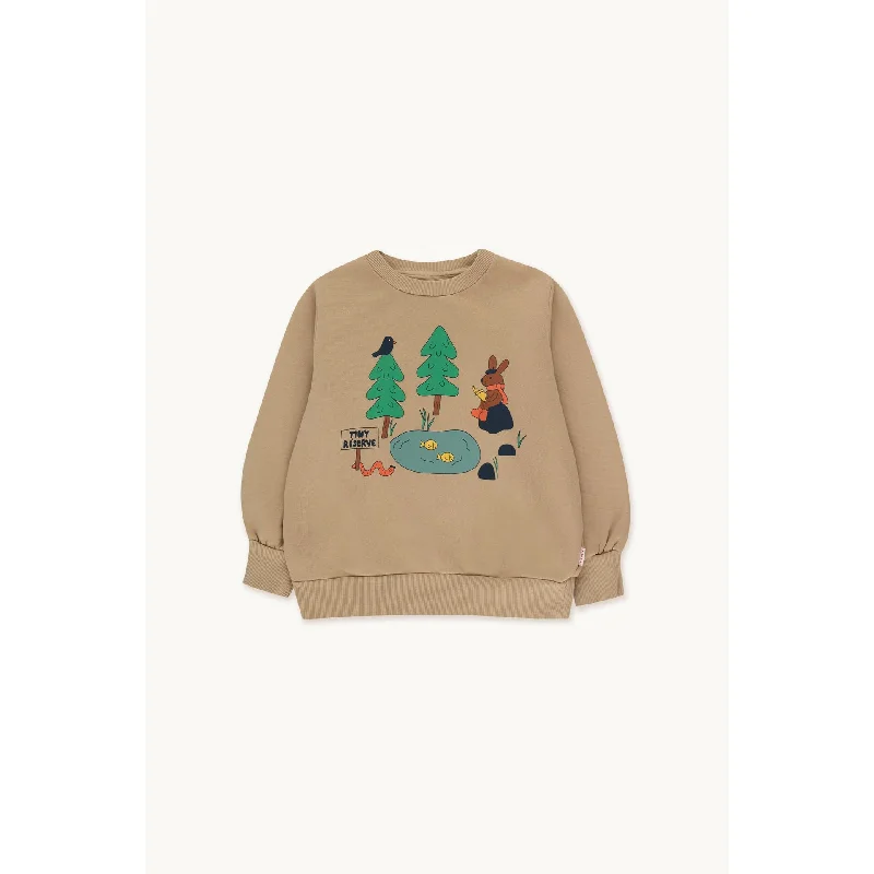 Minimal Style TINYCOTTONS Tiny Reserve Sweatshirt Taupe