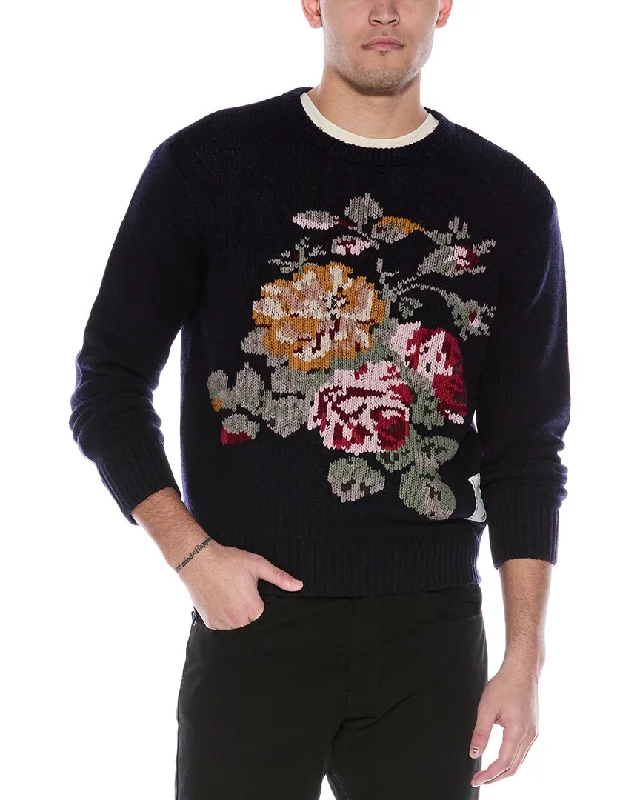 Everyday Style rag & bone Laura Ashley Wool Crewneck Sweater