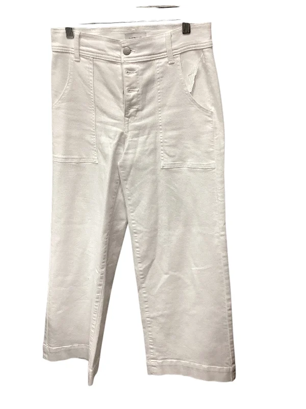 Fresh And Simple Jeans Wide Leg By Evereve In White, Size: 4