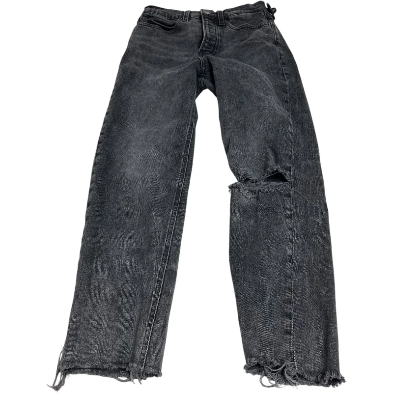 Chic Outfits Jeans Straight By Old Navy In Grey Denim, Size: 0