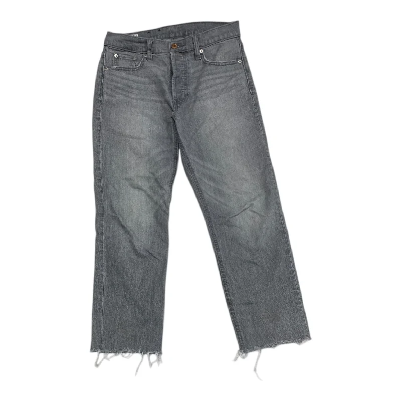 Exquisite Details Jeans Straight By Gap In Grey Denim, Size: 4p