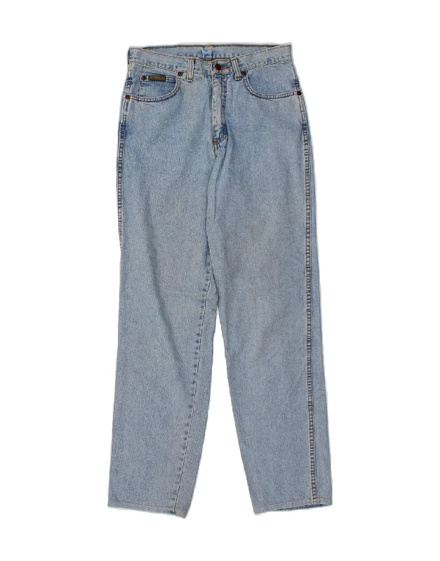 Luxury Customization WRANGLER Mens Straight Jeans W31 L34 Blue Cotton