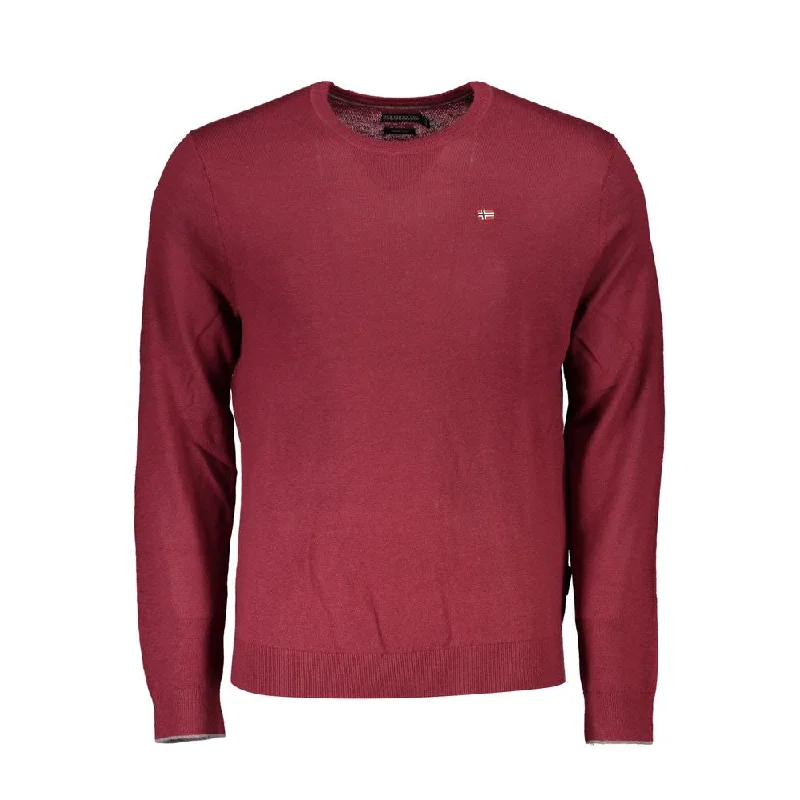 Comfortable Fashion Napapijri Elegant Crew Neck  Men's Sweater