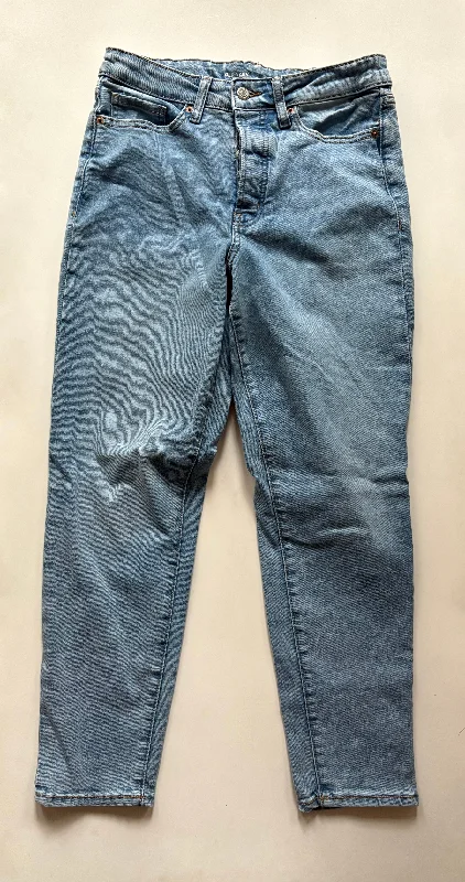 Easy Style Jeans Straight By Old Navy In Blue, Size: 8