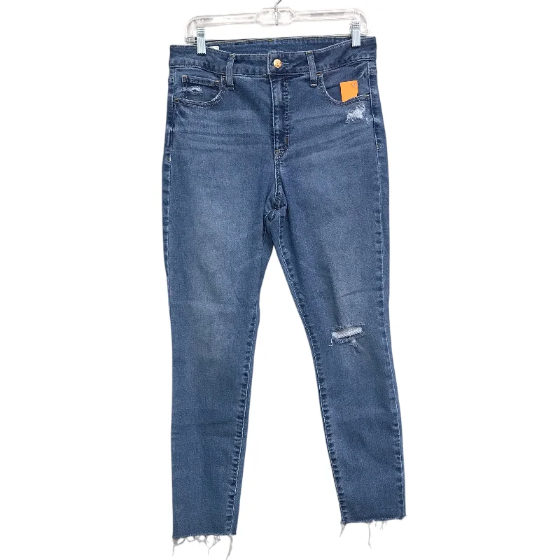 Luxury And Elegant Jeans Skinny By Gap In Blue Denim, Size:14