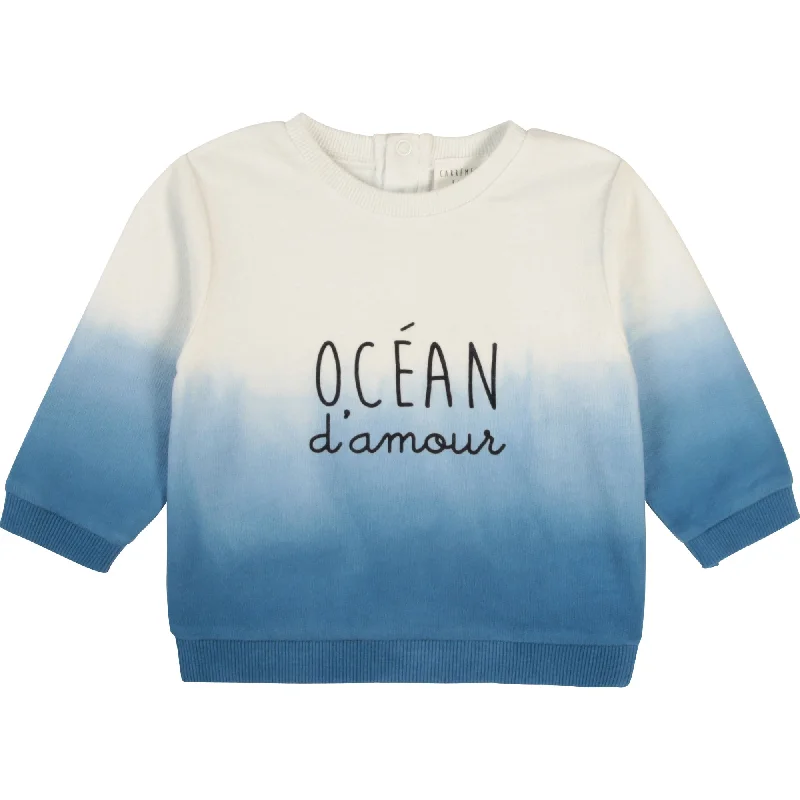 Chic Outfits Carrement Beau Sweatshirt Spring 2 White Blue