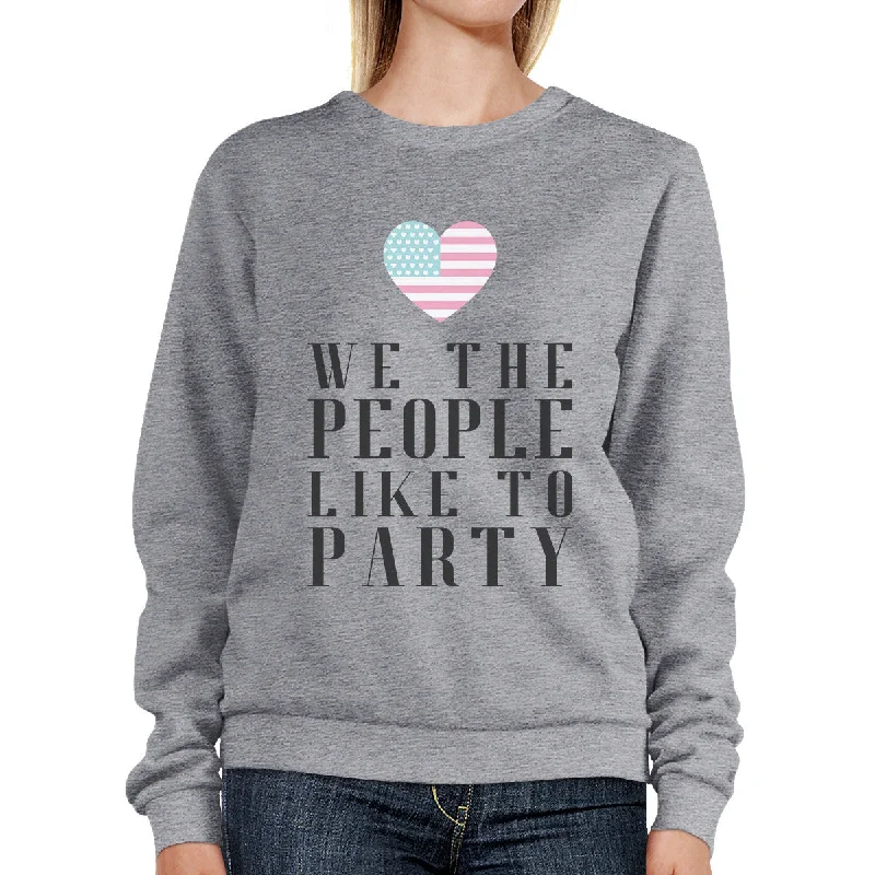 Urban Style We The People Funny Design For Fourth Of July Unisex Sweatshirt