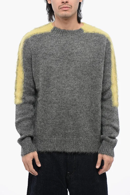 Urban Style Jil Sander Contrasting Bands Wool Sweater