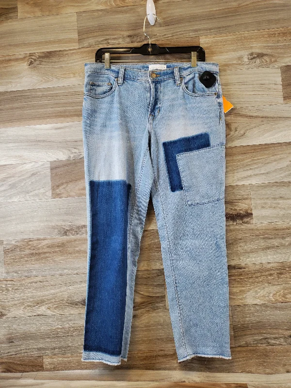 Luxury Style Jeans Boyfriend By Loft In Blue Denim, Size: 6