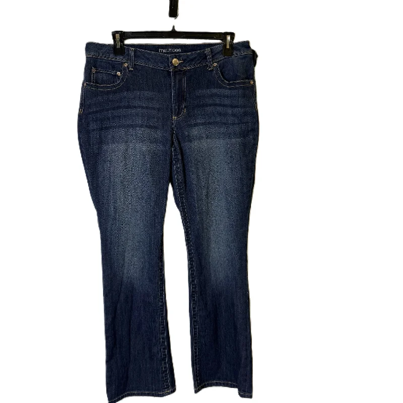 Chic Outfits Jeans Straight By Maurices In Blue Denim, Size: 16