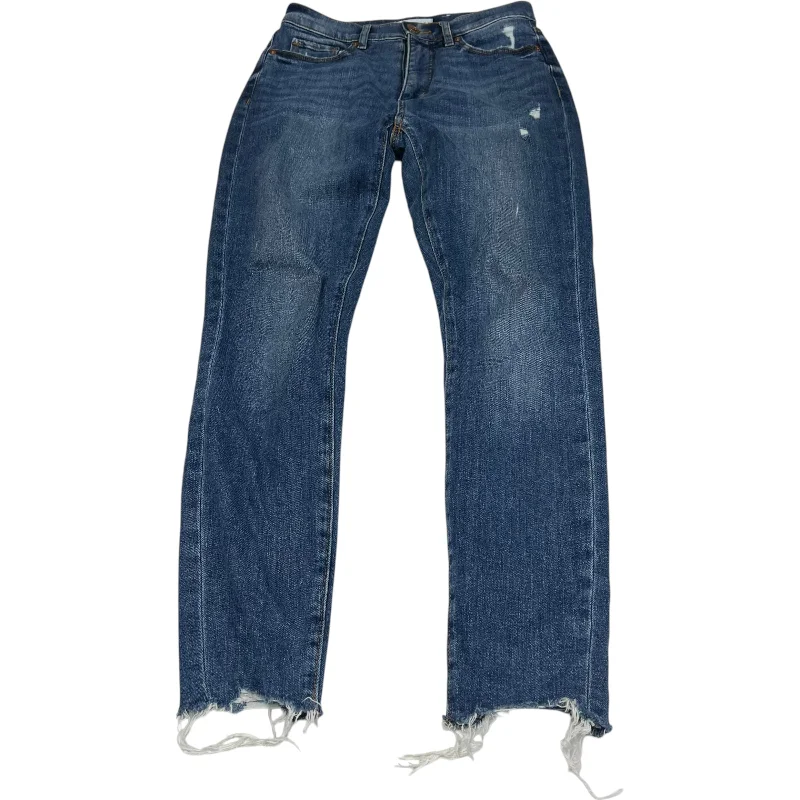 Breezy Outfits Jeans Skinny By Loft In Blue Denim, Size: 0