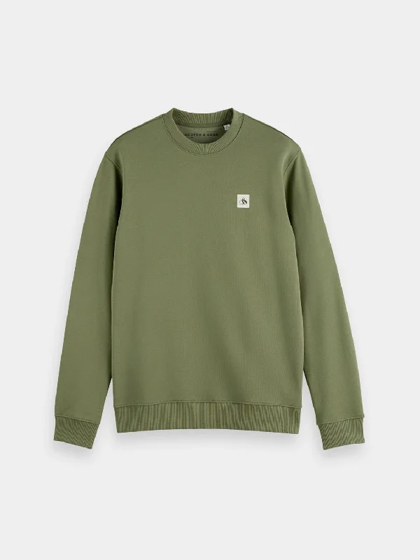 Breezy Style Logo badge crewneck sweatshirt