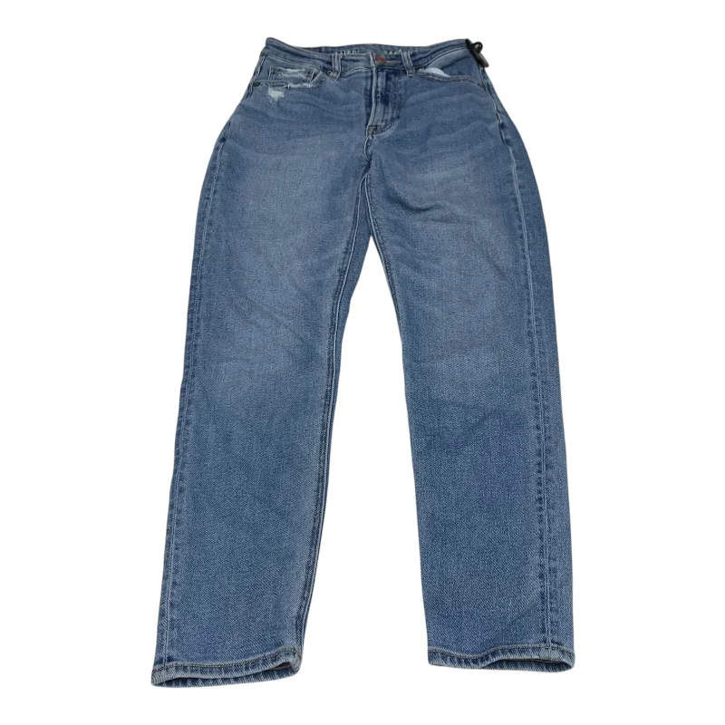 Comfortable Looks Jeans Straight By American Eagle In Blue Denim, Size: 0