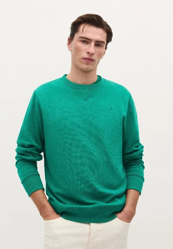 Elegant Wear BASIC SWEATSHIRT WITH EMBROIDERED SKULL