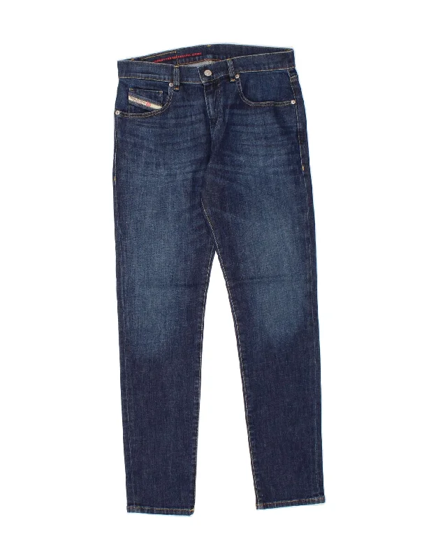 Classic Design DIESEL Mens Slim Jeans W30 L30 Navy Blue Cotton