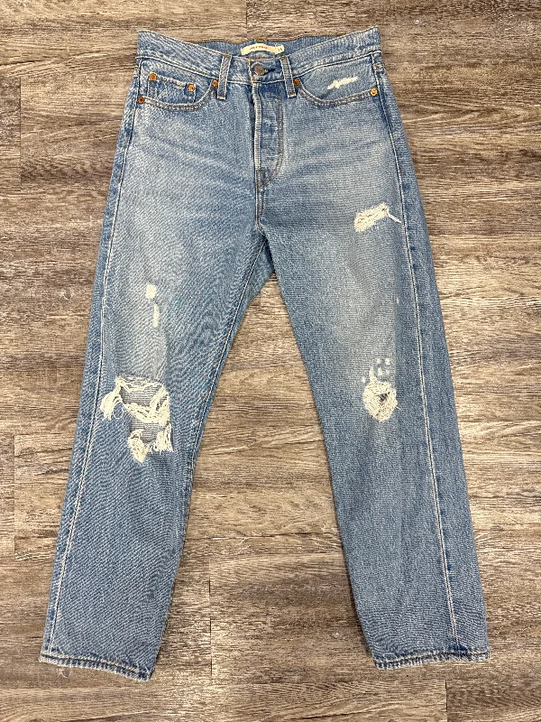 Trendy Items Jeans Straight By Levis In Blue Denim, Size: 2