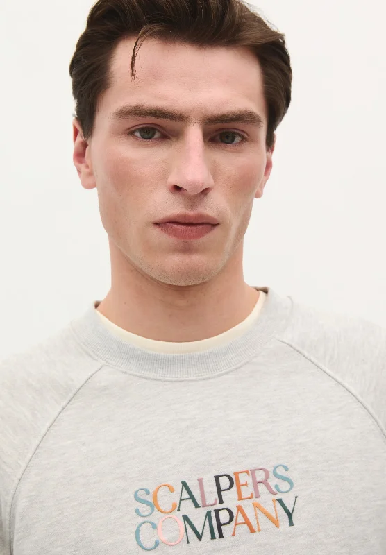 Avant-garde Design SWEATSHIRT WITH COLOURED LOGO