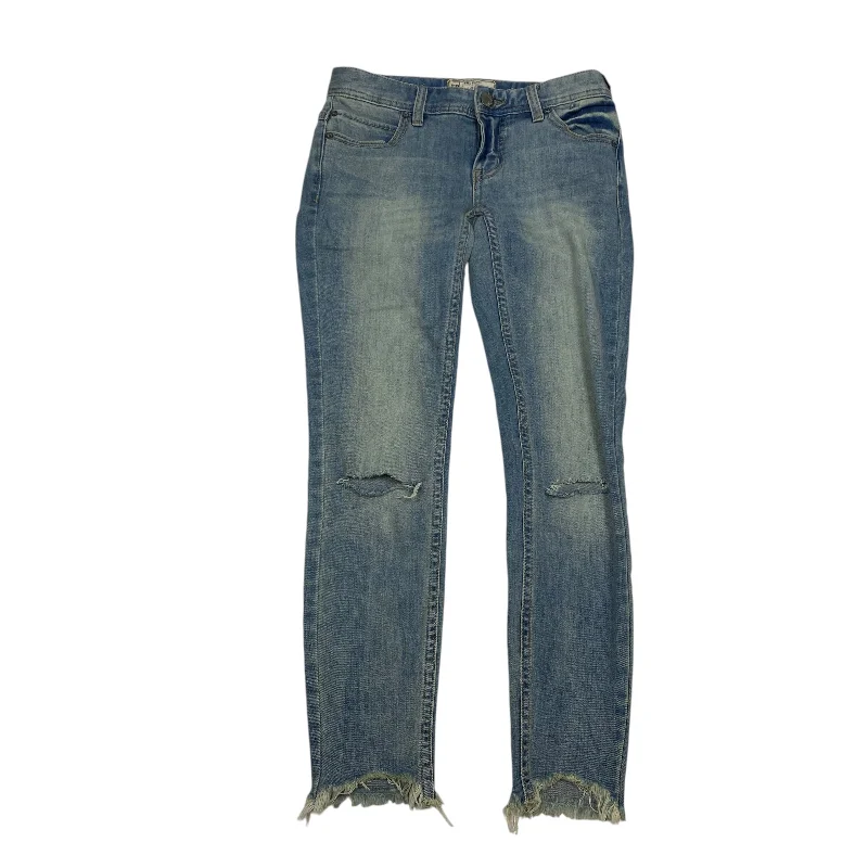 Youthful Jeans Skinny By Free People In Blue Denim, Size: 0