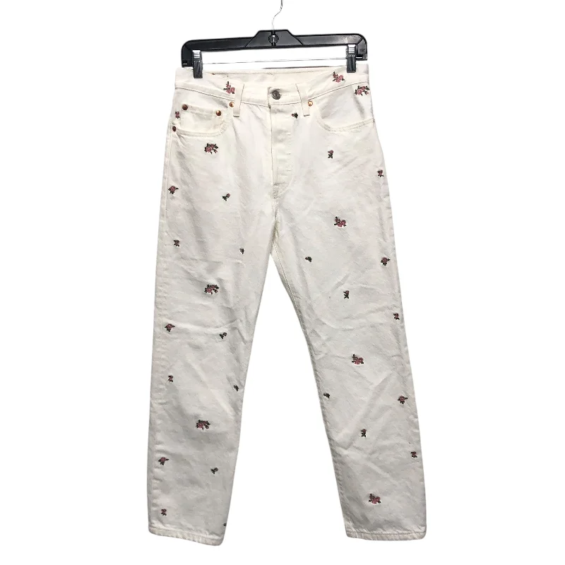 Versatile Casuals Jeans Skinny By Levis In White, Size:4