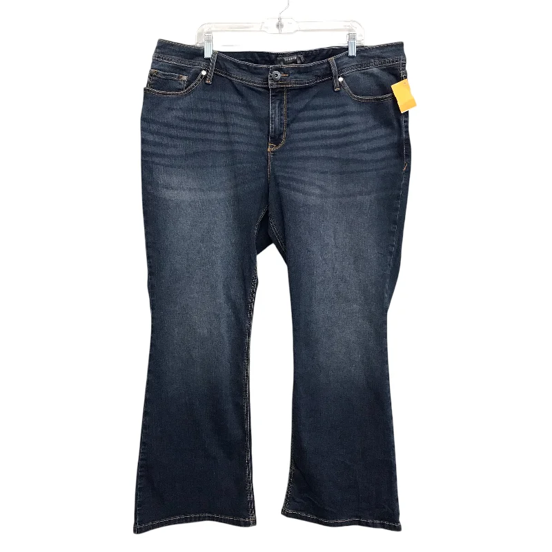 Dressing Tips Jeans Boot Cut By Torrid In Blue Denim, Size:22