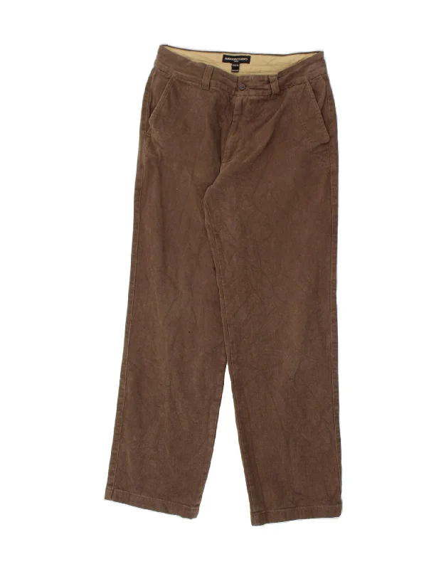 Elegant Comfort MARLBORO CLASSICS Mens Straight Chino Trousers EU 50 Large W30 L31 Brown Elegant Comfort MARLBORO CLASSICS Mens Straight Chino Trousers EU 50 Large W30 L31 Brown