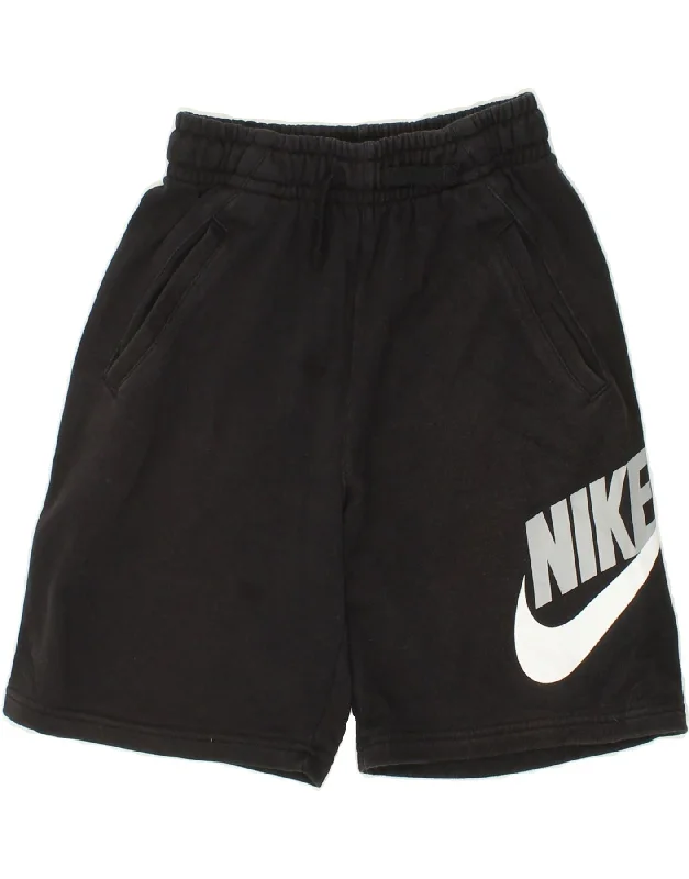 All-Day Wear NIKE Boys Graphic Sport Shorts 12-13 Years Large  Black