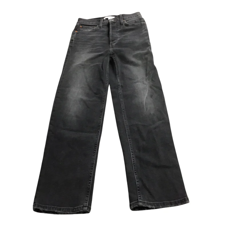 Trendy Comfort Jeans Straight By Cma In Black Denim, Size: 0