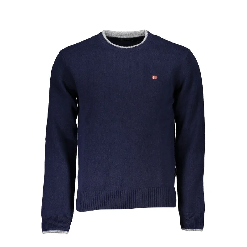 Urban Sense Napapijri Sleek  Crew Neck Embroide Men's Sweater