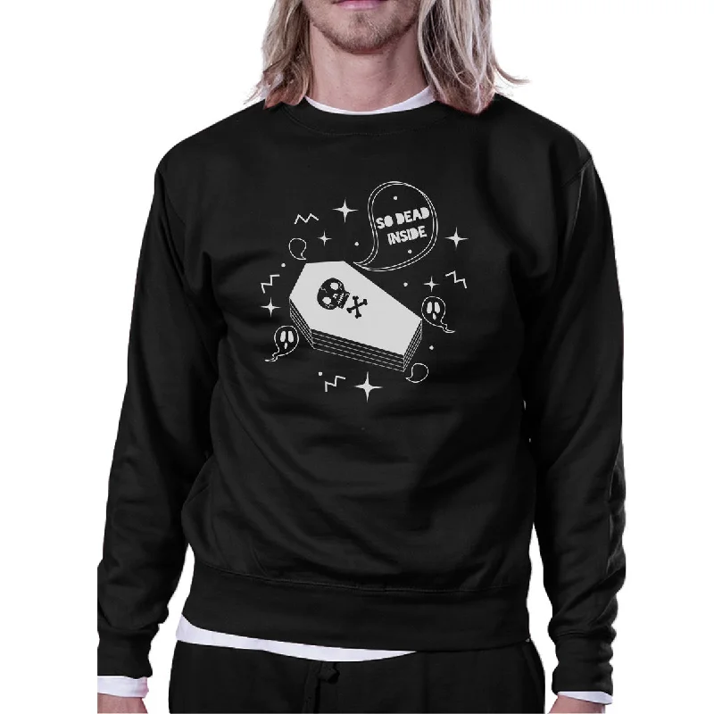 Relaxed Clothing So Dead Inside Coffin Black SweatShirt