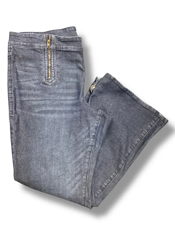Luxury Temperament Jeans Boot Cut By Terra & Sky In Blue, Size: 22