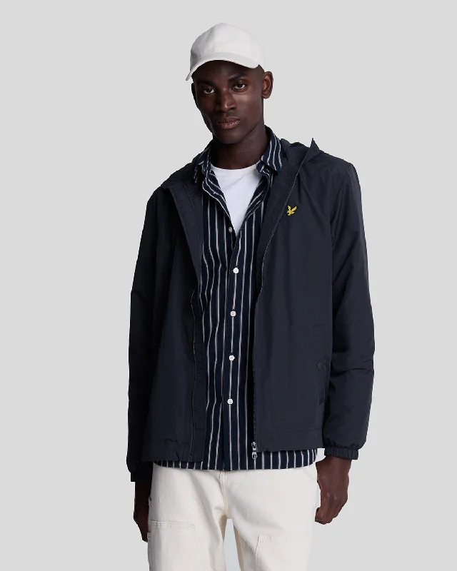 Cozy Fitting Zip Through Hooded Jacket
