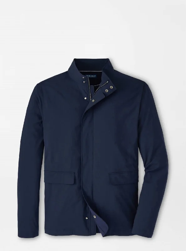 Cozy Chic Wear Men's Excursionist Flex City Coat In Navy