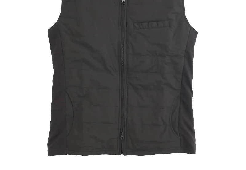 Simple Chic Mens Arven Vest In Black