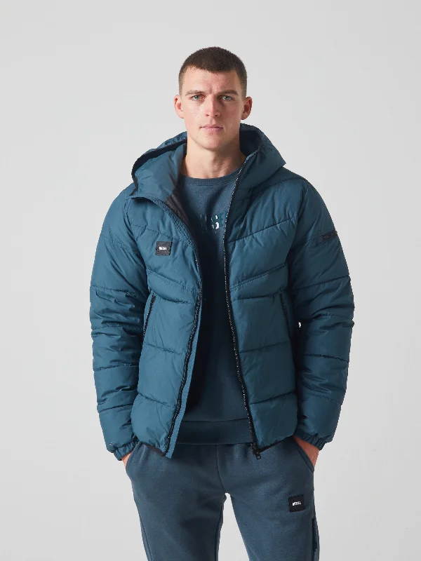 Easy Comfort Style Knox Jacket Tidal Teal