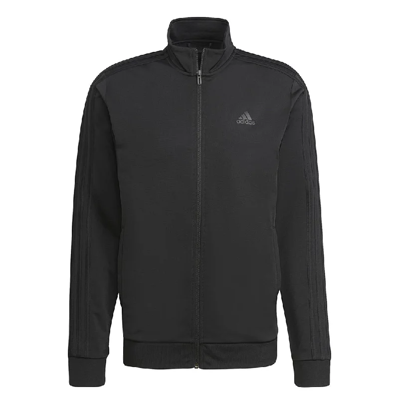 Comfortable Jackets adidas - Men's Essentials Warmup 3 Stripes Track Jacket (H46101)