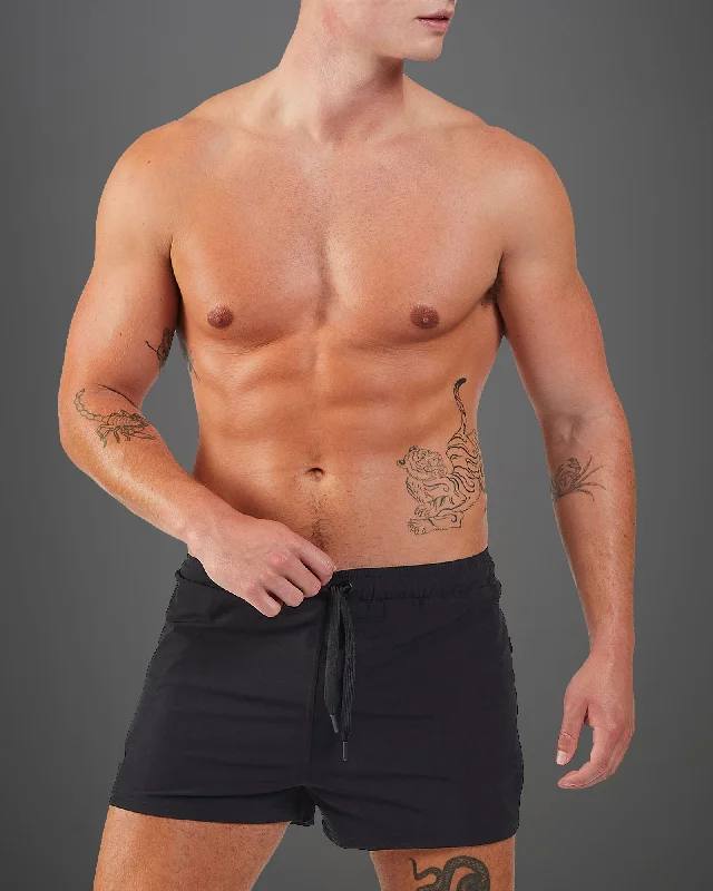 Exquisite Design Bolt 3" Short - Black