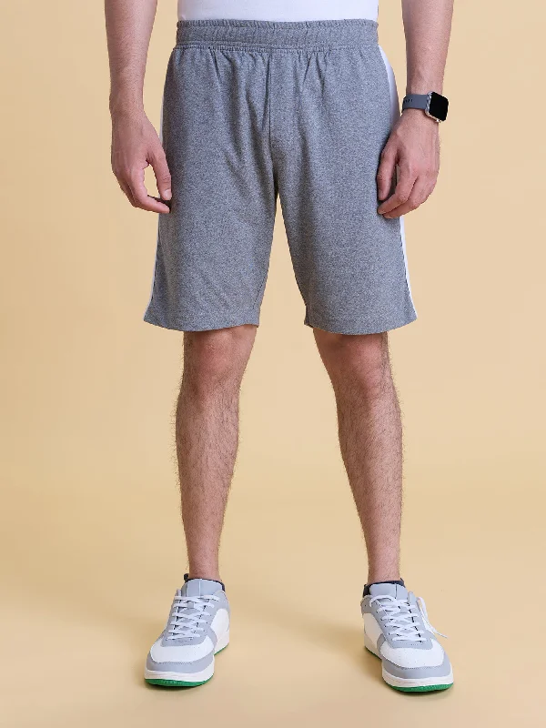 Simple Comfort Color Block Regular Fit Shorts