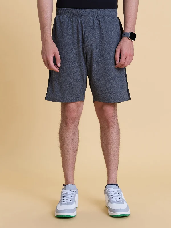 Basic Comfort Color Block Regular Fit Shorts