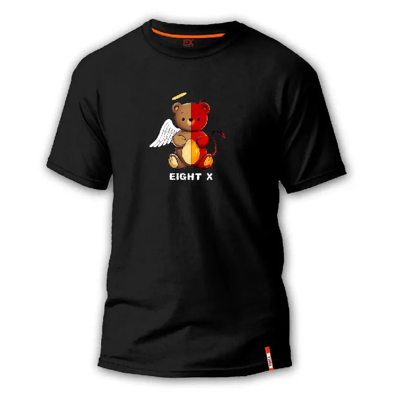 Trendy Layers Eight X Conscience graphic t-shirt black